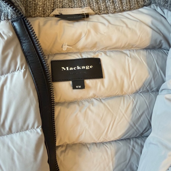Mackage Light Gray Puffer Coat - Picture 3 of 6